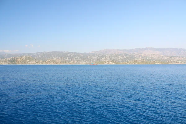 Skały i morze w Turcji — Zdjęcie stockowe