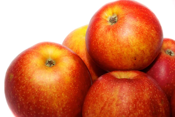 Punaiset omenat tausta — kuvapankkivalokuva