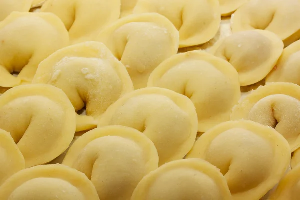 stock image Pelmeni with sour cream