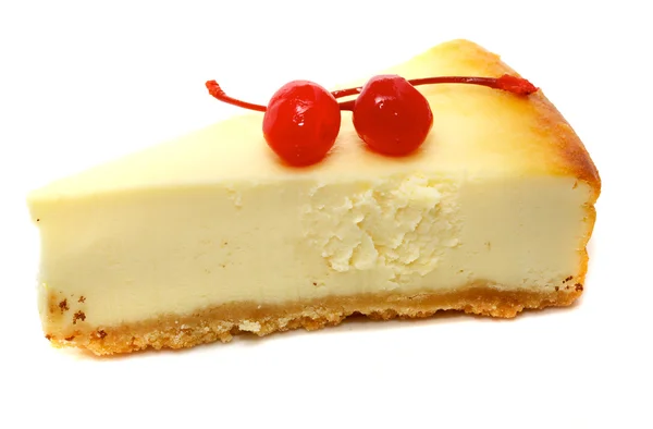 Rebanada gourmet de tarta de queso — Foto de Stock