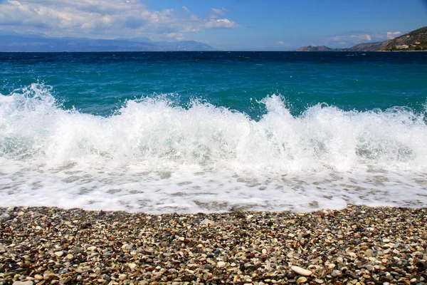 Stranden på ön samos, Grekland — Stockfoto