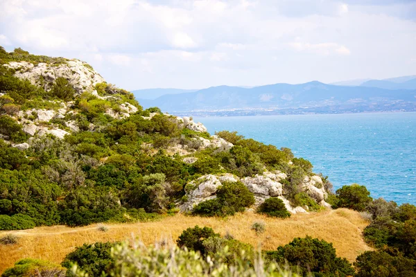 Piękne wybrzeża w Grecji — Zdjęcie stockowe
