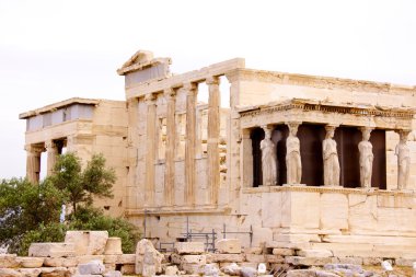 Erechtheion - part of Acropolis in Athens clipart