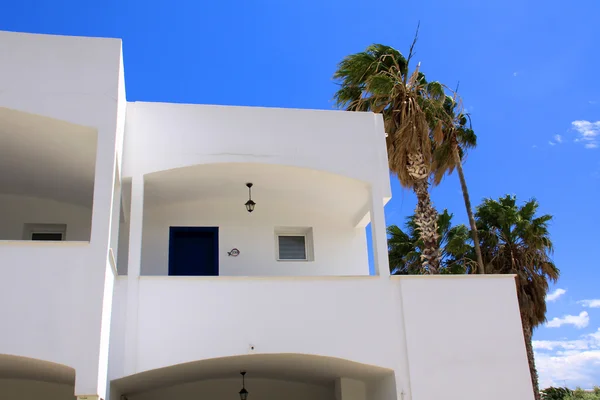 Traditionelle Architektur von oia (Insel Santorini, Griechenland) — Stockfoto
