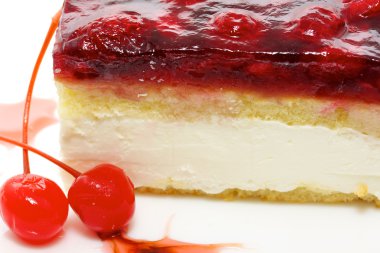 ağız sulandırıcı vişneli cheesecake makro