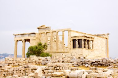 erechtheion - Atina'daki Akropol bir parçası