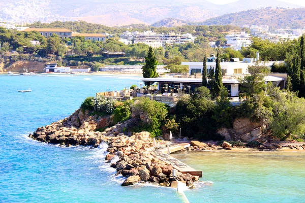 Vakker kyst i Hellas – stockfoto