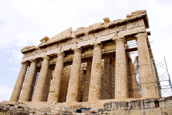 파르테논 신전 아테네 akropolis, 그리스에서 — 스톡 사진