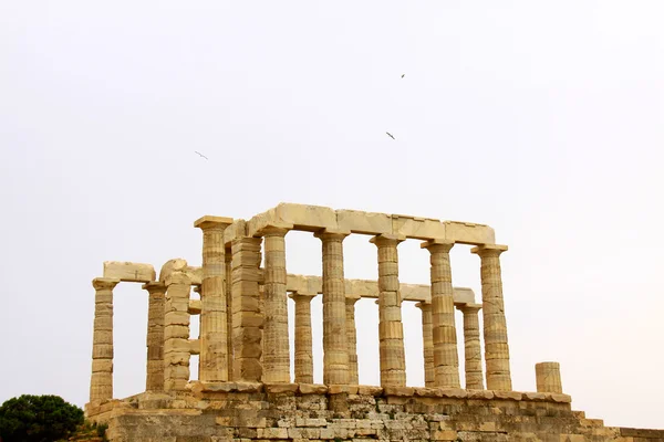 Temple of Poseidon at Cape Sounion near Athens, Greece — Stock Photo, Image