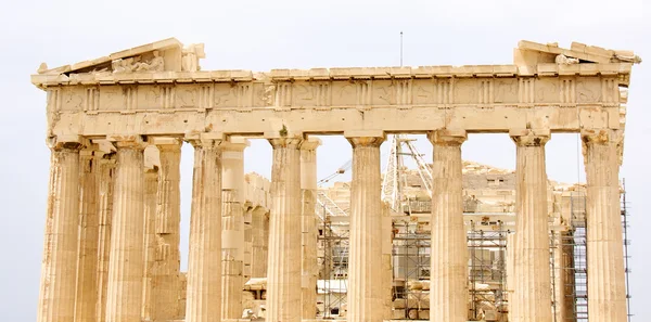 O Partenon, em Atenas Akropolis, Grécia — Fotografia de Stock