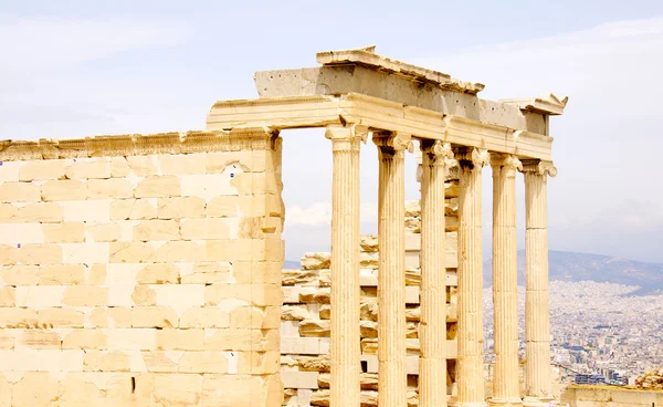 Eretteo - parte dell'Acropoli di Atene — Foto Stock