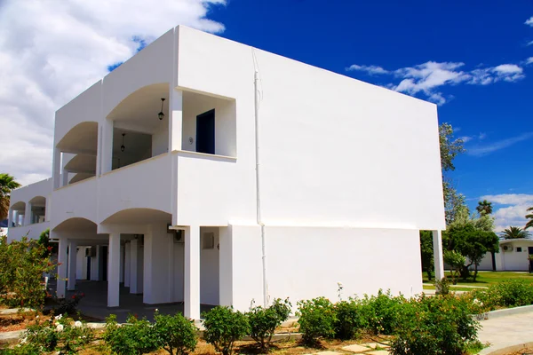 Hagyományos építészetével, oia (santorini-sziget, Görögország) — Stock Fotó