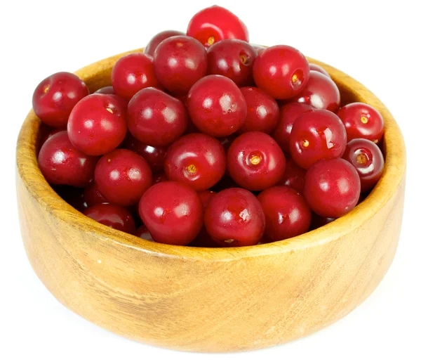 stock image Close image of cherry isolated on white background