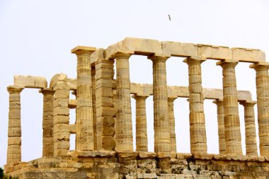 poseidon Tapınağı, Atina, Yunanistan yakınındaki cape sounion