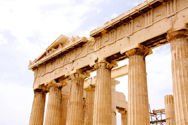 Парфенон в Акрополе, Греция — стоковое фото