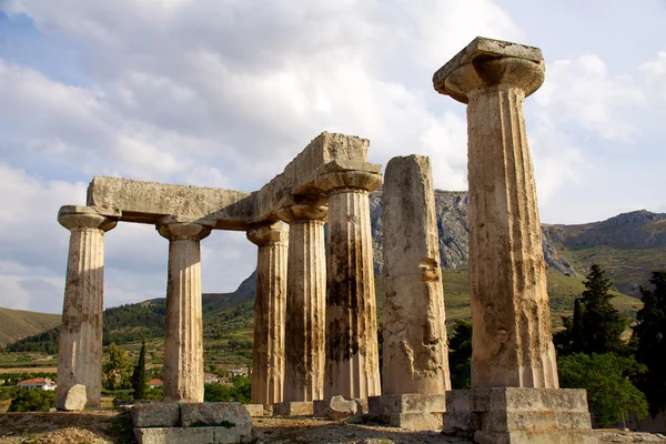 Templo Apollon em corinto — Fotografia de Stock