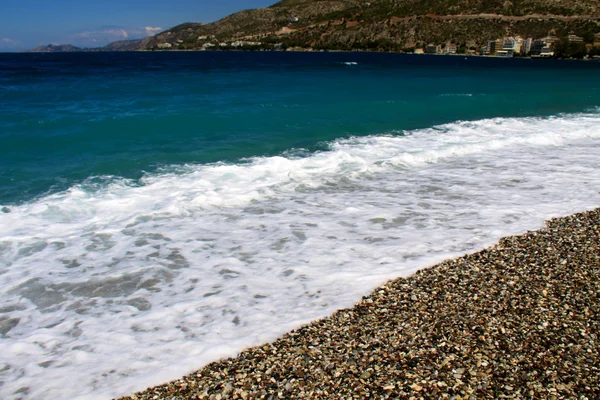 Plage sur l'île de Samos, Grèce — Photo