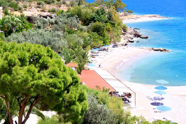 그리스의 아름 다운 해 안에 — 스톡 사진