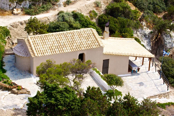 Traditionele architectuur van oia (santorini eiland, Griekenland) — Stockfoto