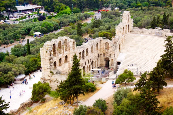 Ncient theatre of Herodes Atticus is a small building of ancient