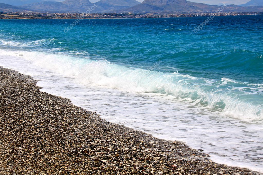 Beach on Samos Island, Greece