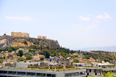 ünlü parthenon anıt, Atina, Yunanistan