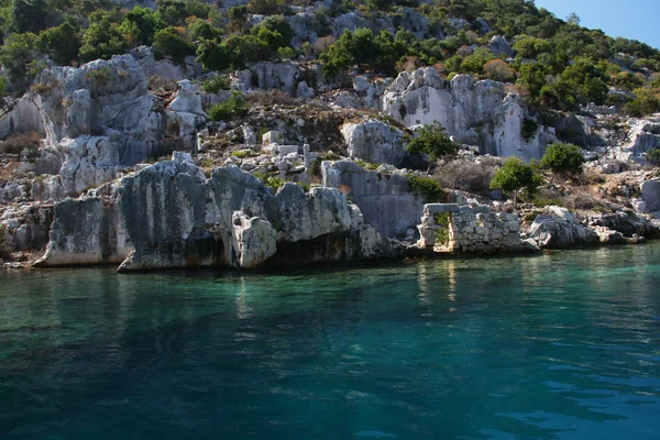 Στην θάλασσα και τα βράχια η Τουρκία — Φωτογραφία Αρχείου