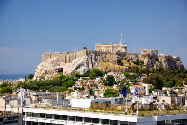 Grekiska staden, Aten — Stockfoto