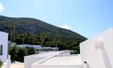 geleneksel mimarisi, oia (santorini Island, Yunanistan)