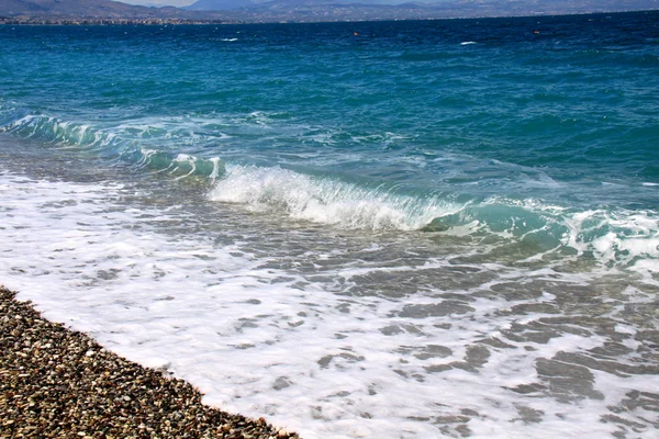 Praia na Ilha de Samos, Grécia — Fotografia de Stock