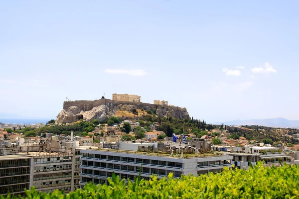 Il famoso monumento al partenone di Atene, Grecia — Foto Stock
