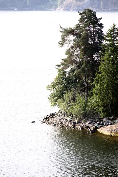 Ilha solitária na Suécia, Arquipélago — Fotografia de Stock