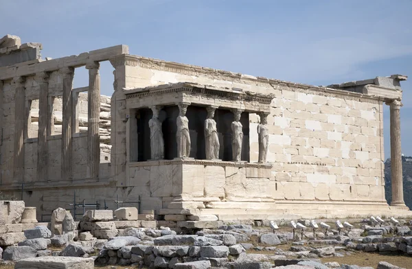 Erechtheion Acrópole Atenas — Fotografia de Stock