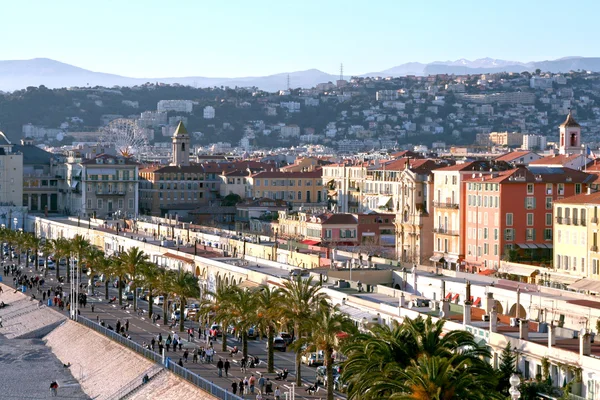 Paesaggio urbano di Nice.Francia.Tramonto — Foto Stock