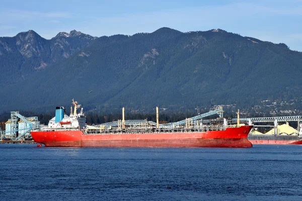Cargo ship.vancouver, Kanada — Stockfoto