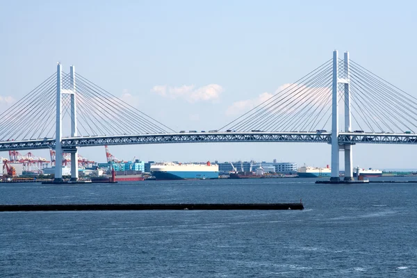 Yokohama Bay Bridge.Japan — Stockfoto