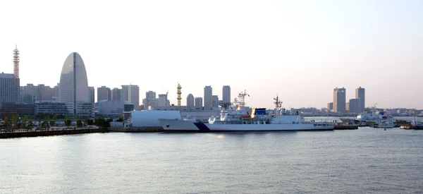 Militaire ship.coast guard.yokohama — Stockfoto