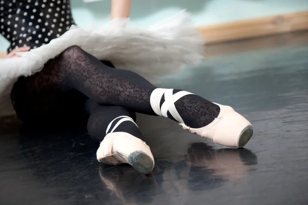 Női táncos balett pointe Jogdíjmentes Stock Képek