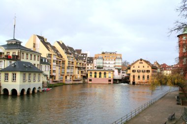 Strazburg renkli evleri