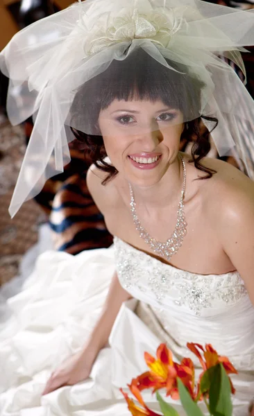 Young beautiful bride — Stock Photo, Image