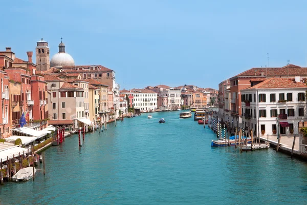 Canal Grande Venedig Italien Royaltyfria Stockbilder