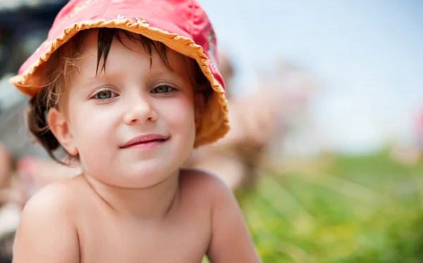 Happy liitle girl — Stock Photo, Image