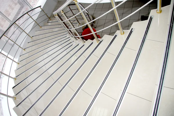 Zakrzywione schody — Zdjęcie stockowe
