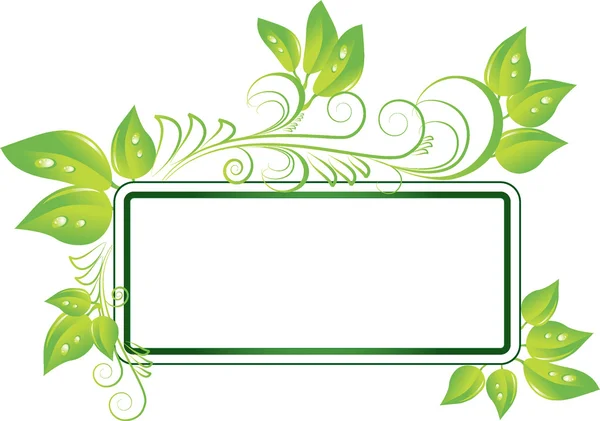 stock vector Spring frame