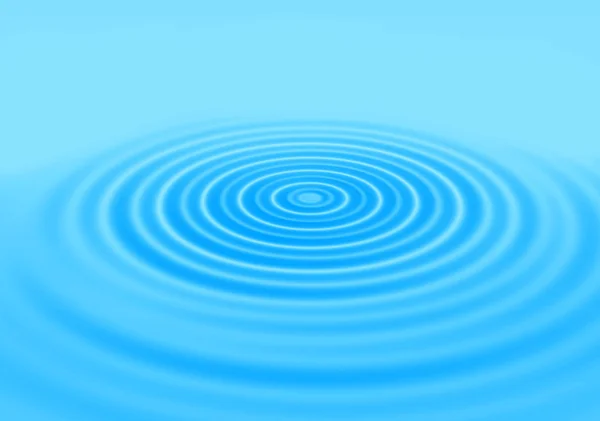 水の波紋のリング — ストック写真