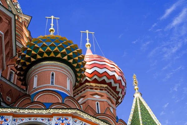 Catedral de San Basilio en Moscú, Rusia — Foto de Stock
