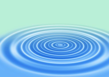 Rings of a water ripple clipart