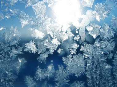 Frost ve güneş desen