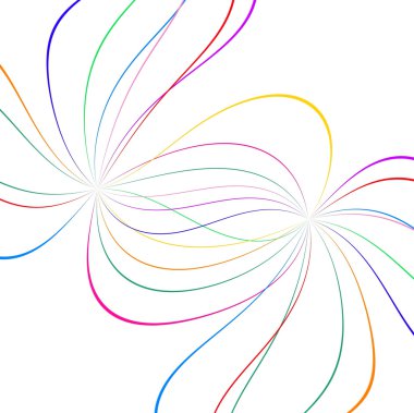 Abstract color lines clipart