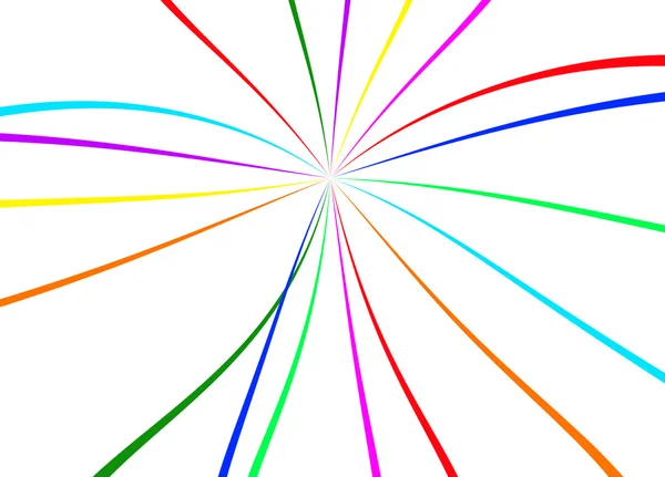 Абстрактные цветовые линии — стоковое фото